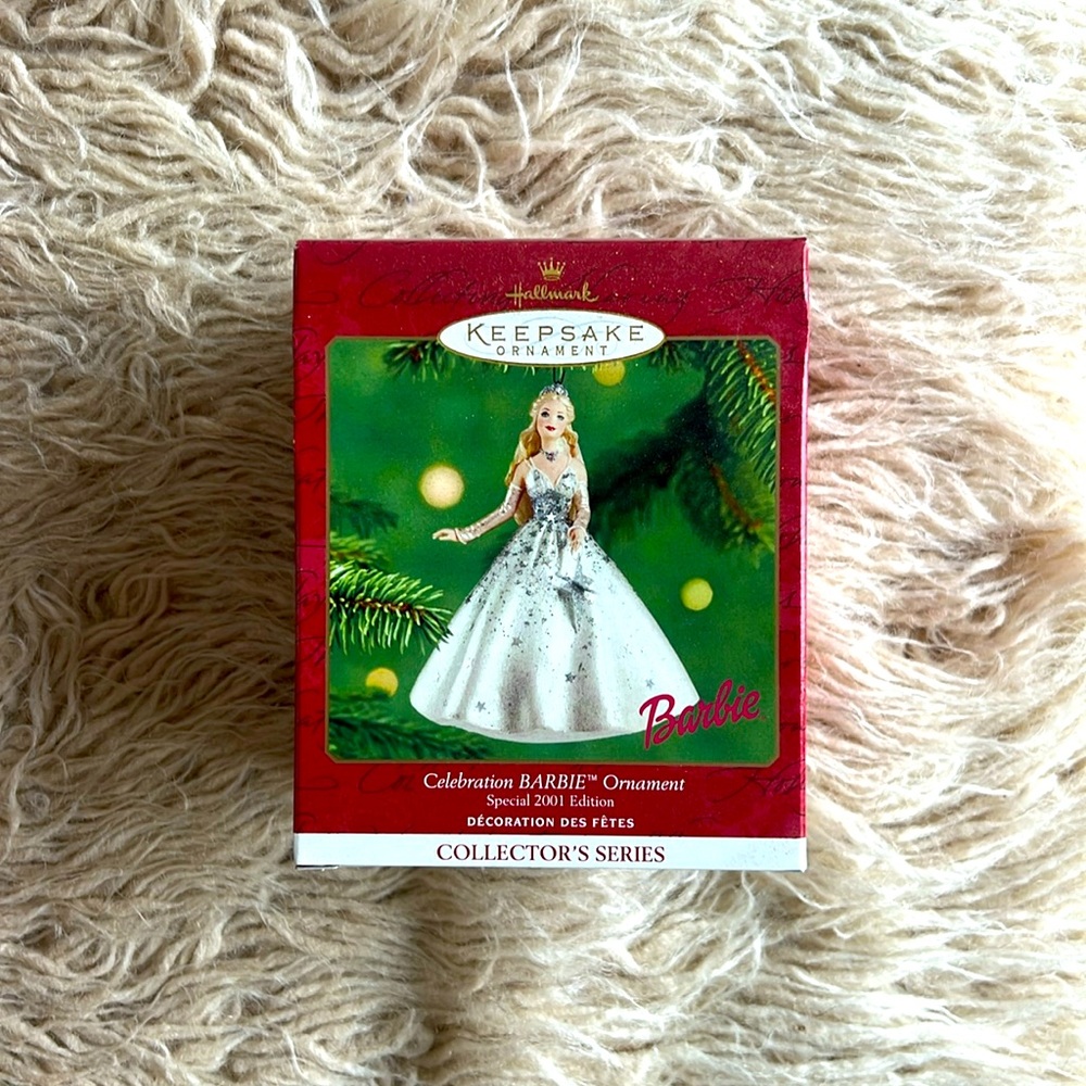 2001 Barbie Hallmark ornament new in box Celebration Collector’s Series